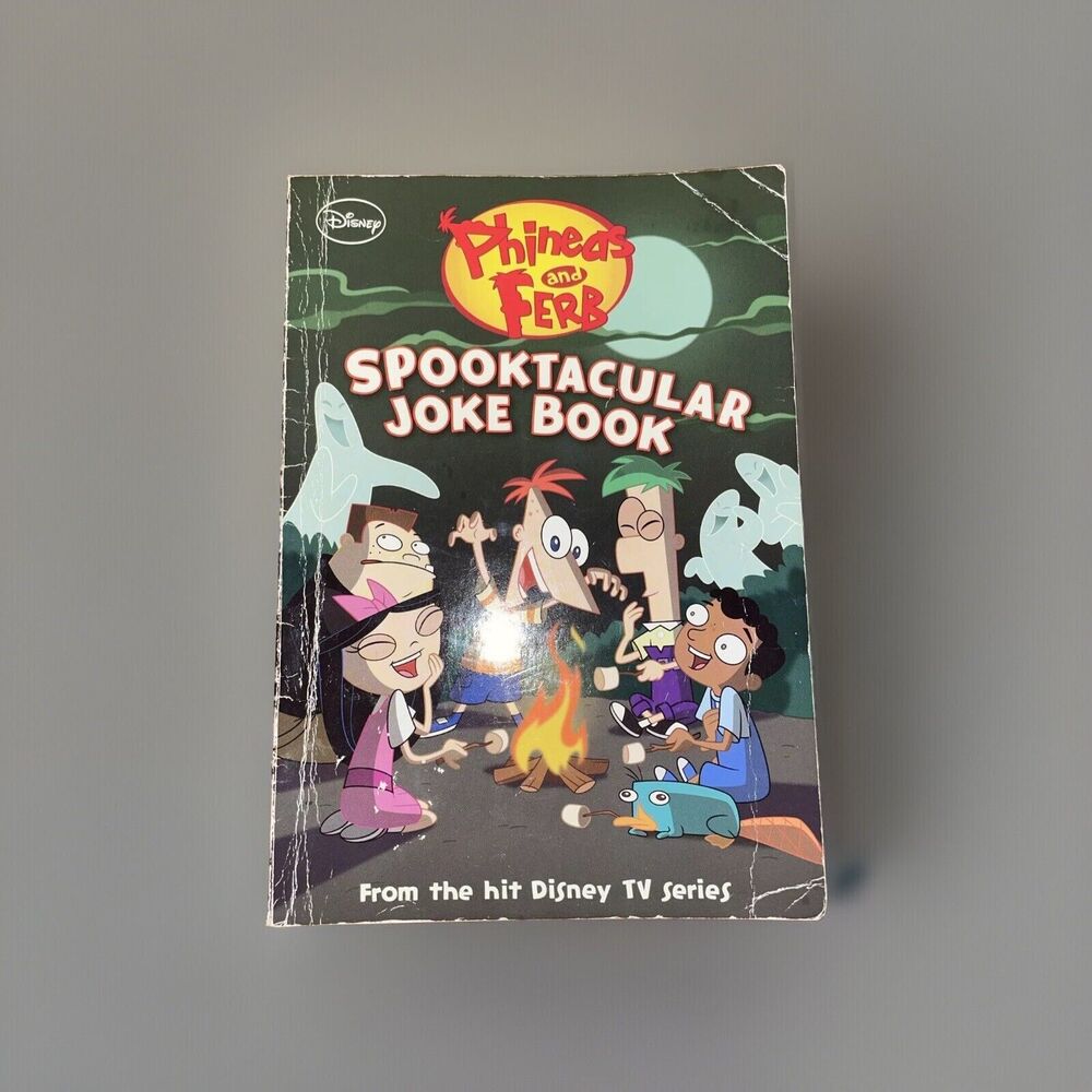 Phineas and Ferb Spooktacular Joke Book Disney